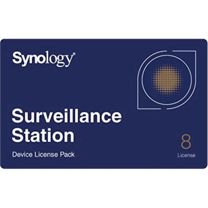 Synology Licencia Física de Dispositivo de Vigilancia para 8 Dispositivos Synology Licencia Física de Dispositivo de Vigilancia para 8 Dispositivos